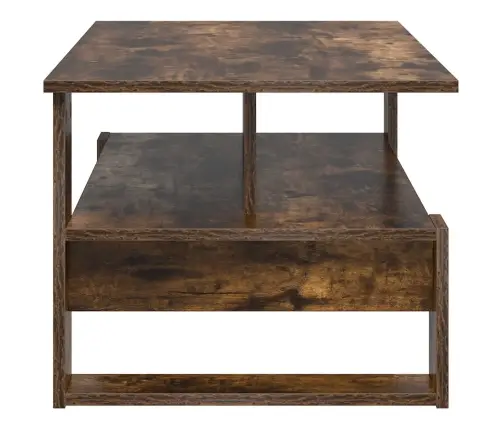 Kafijas Galdiņš Dūmaka Ozols 90 X 50 X 40 Cm Inženierijas Koks Vidaxl