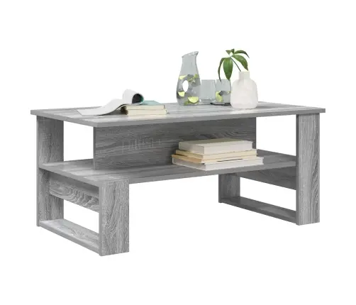 Kafijas Galdiņš Pelēks Sonoma 90 X 50 X 40 Cm Inženierijas Koks Vidaxl