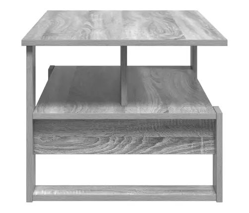 Kafijas Galdiņš Pelēks Sonoma 90 X 50 X 40 Cm Inženierijas Koks Vidaxl