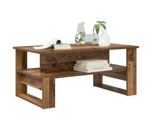 Kafijas Galdiņš Vecs Koks 90 X 50 X 40 Cm Inženierijas Koks Vidaxl