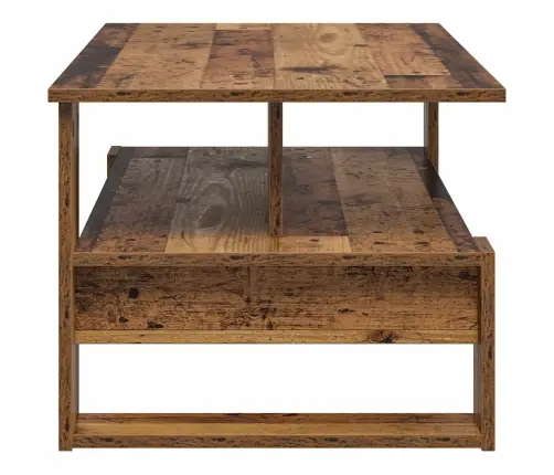 Kafijas Galdiņš Vecs Koks 90 X 50 X 40 Cm Inženierijas Koks Vidaxl