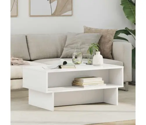 Kavos Staliukas Balta 80 X 46 X 35 Cm Apdirbta Mediena