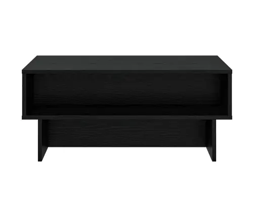 Kafijas Galdiņš Melns Ozolkoks 80 X 46 X 35 Cm Vidaxl