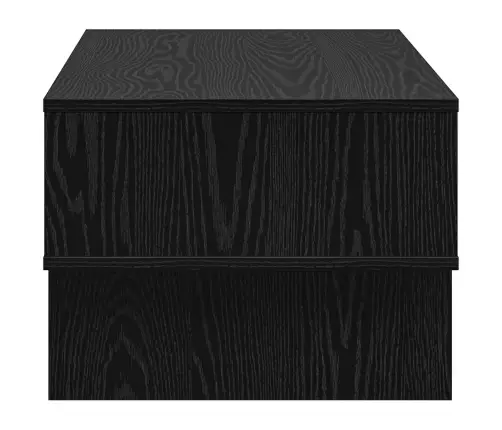 Kafijas Galdiņš Melns Ozolkoks 80 X 46 X 35 Cm Vidaxl