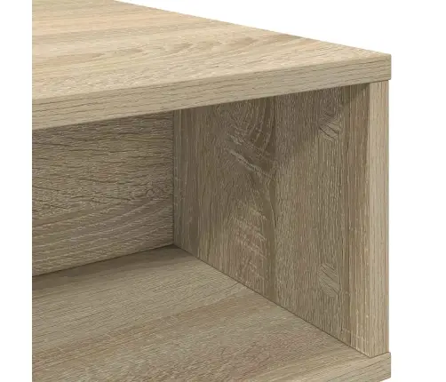 Kafijas Galdiņš Sonoma Ozols 80 X 46 X 35 Cm Inženierijas Koks Vidaxl