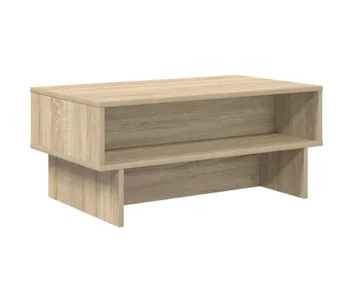 Kafijas Galdiņš Sonoma Ozols 80 X 46 X 35 Cm Inženierijas Koks Vidaxl