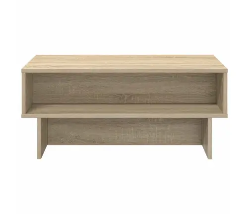 Kafijas Galdiņš Sonoma Ozols 80 X 46 X 35 Cm Inženierijas Koks Vidaxl