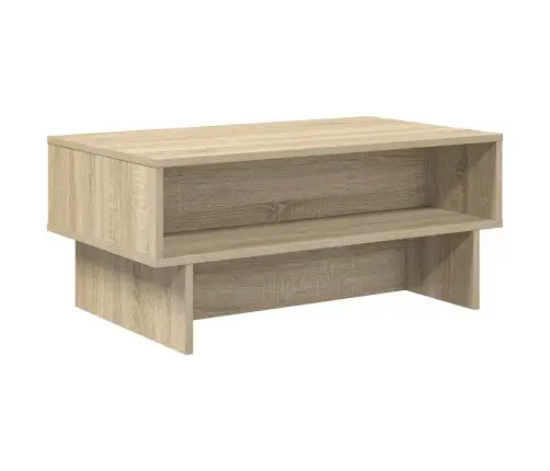 Kafijas Galdiņš Sonoma Ozols 80 X 46 X 35 Cm Inženierijas Koks Vidaxl