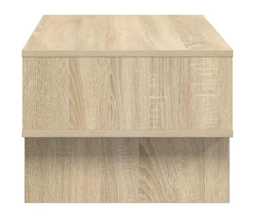 Kafijas Galdiņš Sonoma Ozols 80 X 46 X 35 Cm Inženierijas Koks Vidaxl