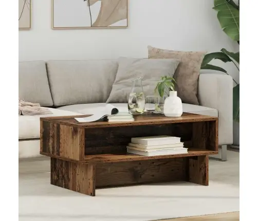 Kafijas Galdiņš Vecs Koks 80 X 46 X 35 Cm Inženierijas Koks Vidaxl