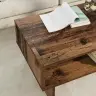 Kafijas Galdiņš Vecs Koks 80 X 46 X 35 Cm Inženierijas Koks Vidaxl