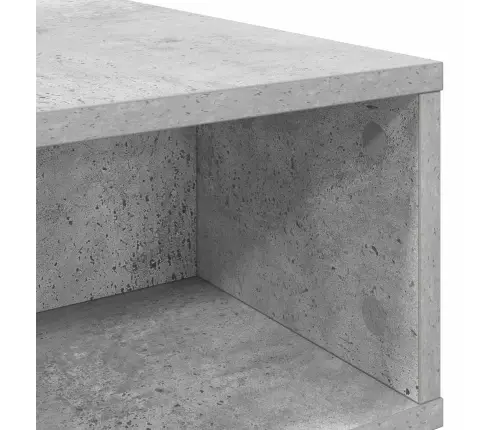 Kavos Staliukas Betono Pilka 48 X 46 X 35 Cm Apdirbta Mediena