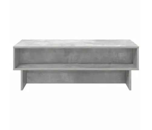 Kafijas Galdiņš Betona Pelēks 100 X 46 X 35 Cm Vidaxl