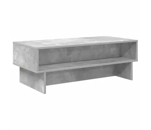 Kavos Staliukas Betono Pilka 100 X 46 X 35 Cm Apdirbta Mediena