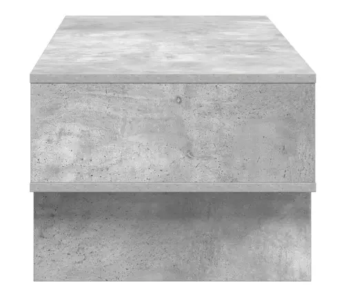 Kavos Staliukas Betono Pilka 100 X 46 X 35 Cm Apdirbta Mediena