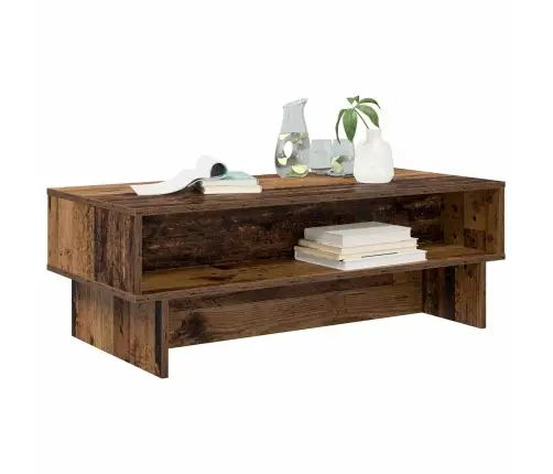 Kafijas Galdiņš Vecs Koks 100 X 46 X 35 Cm Inženierijas Koks Vidaxl