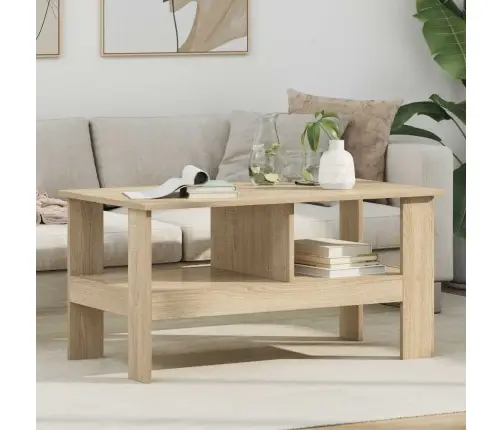 Kafijas Galdiņš Sonoma Ozols 90 X 50 X 45 Cm Inženierijas Koks Vidaxl