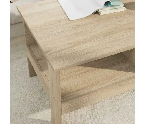 Kafijas Galdiņš Sonoma Ozols 90 X 50 X 45 Cm Inženierijas Koks Vidaxl