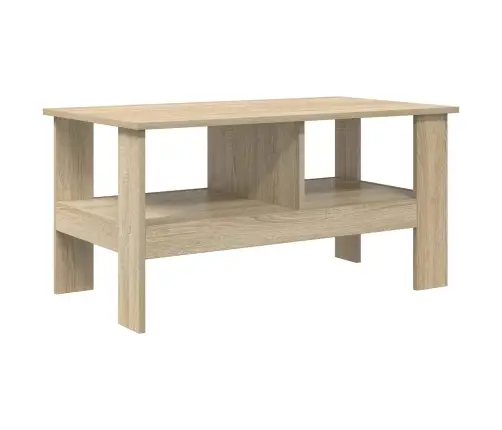 Kafijas Galdiņš Sonoma Ozols 90 X 50 X 45 Cm Inženierijas Koks Vidaxl