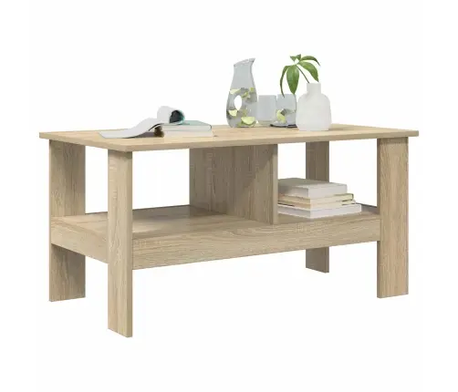 Kafijas Galdiņš Sonoma Ozols 90 X 50 X 45 Cm Inženierijas Koks Vidaxl