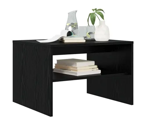 Kohvilaud Must Tamm 60 X 50 X 40 Cm Tehispuit