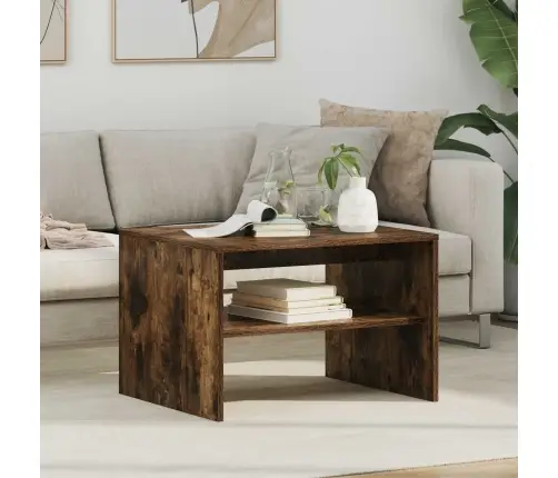 Kavos Staliukas Rūkyta Ąžuolas 60 X 50 X 40 Cm Apdirbta Mediena