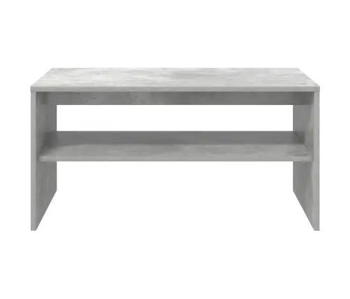 Kavos Staliukas Betono Pilka 80 X 50 X 40 Cm Apdirbta Mediena