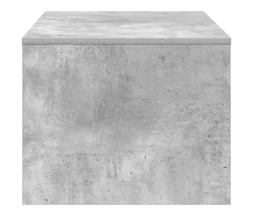 Kavos Staliukas Betono Pilka 80 X 50 X 40 Cm Apdirbta Mediena