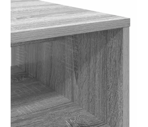 Kafijas Galdiņš Pelēks Sonoma 80 X 50 X 40 Cm Inženierijas Koks Vidaxl