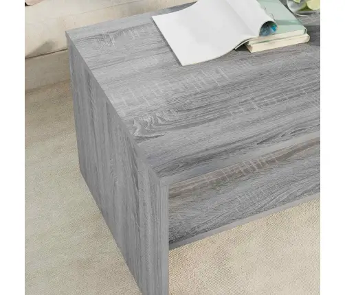 Kafijas Galdiņš Pelēks Sonoma 80 X 50 X 40 Cm Inženierijas Koks Vidaxl