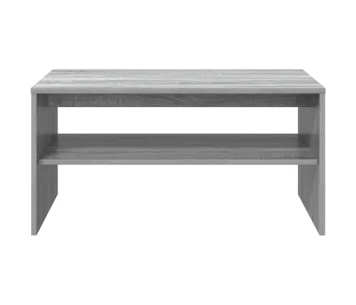 Kafijas Galdiņš Pelēks Sonoma 80 X 50 X 40 Cm Inženierijas Koks Vidaxl