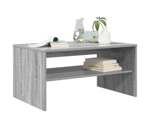 Kafijas Galdiņš Pelēks Sonoma 80 X 50 X 40 Cm Inženierijas Koks Vidaxl