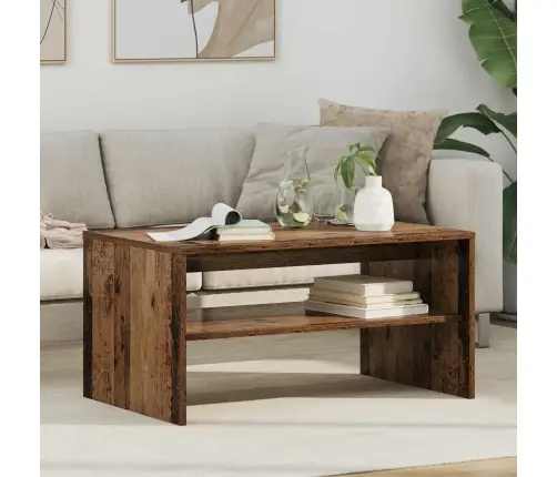 Kohvilaud Vana Puit 80 X 50 X 40 Cm Tehispuit