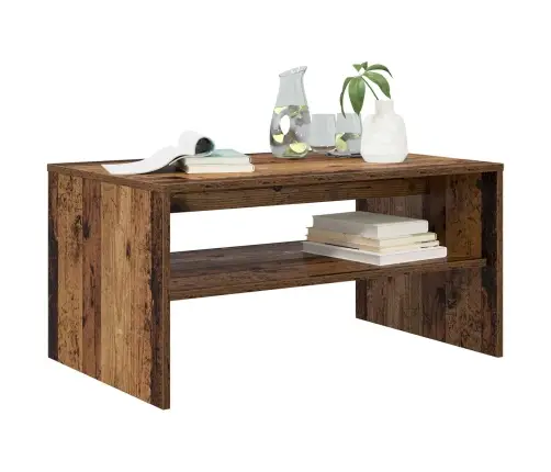 Kohvilaud Vana Puit 80 X 50 X 40 Cm Tehispuit