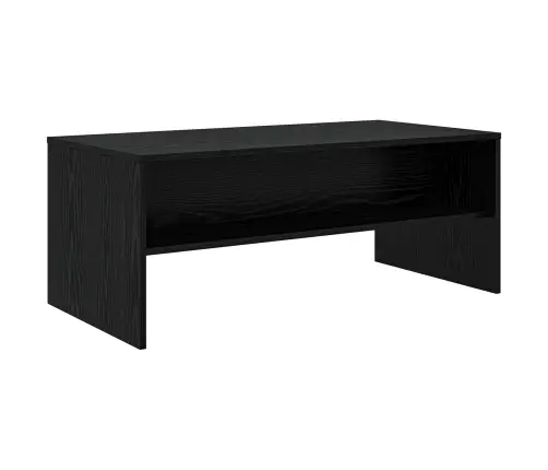 Kafijas Galdiņš Melns Ozolkoks 100 X 50 X 40 Cm Vidaxl