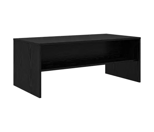 Kafijas Galdiņš Melns Ozolkoks 100 X 50 X 40 Cm Vidaxl