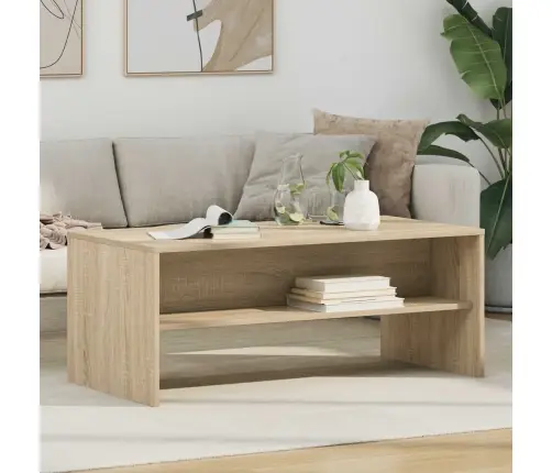 Kafijas Galdiņš Sonoma Ozols 100 X 50 X 40 Cm Inženierijas Koks Vidaxl