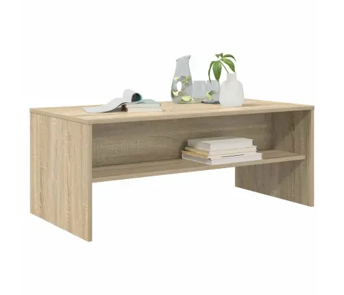 Kafijas Galdiņš Sonoma Ozols 100 X 50 X 40 Cm Inženierijas Koks Vidaxl