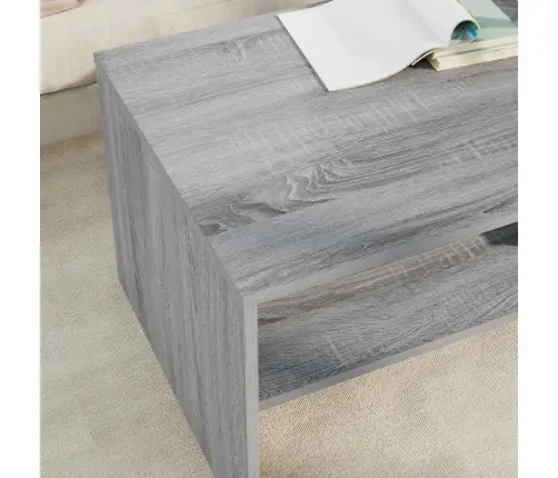 Kafijas Galdiņš Pelēks Sonoma 100 X 50 X 40 Cm Vidaxl