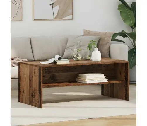 Kohvilaud Vana Puit 100 X 50 X 40 Cm Tehispuit