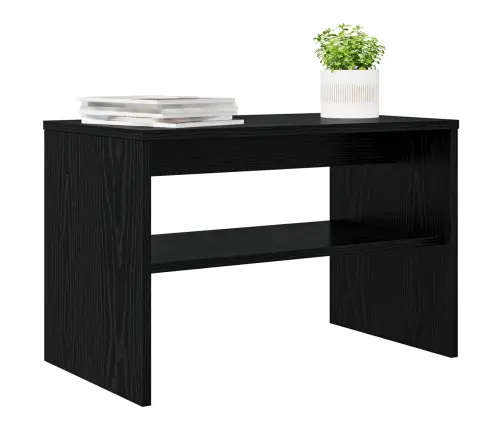 Telerikapp Must Tamm 60 X 35 X 40 Cm Tehispuit