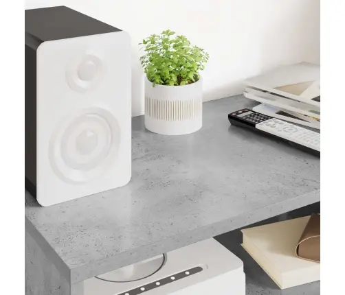 Televizoriaus Spintelė Betono Pilka 60 X 35 X 40 Cm