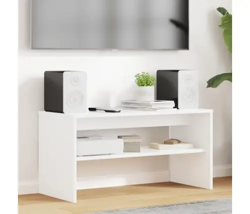 Telerikapp Valge 80 X 35 X 40 Cm Tehispuit