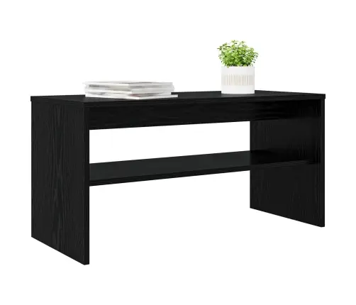 Telerikapp Must Tamm 80 X 35 X 40 Cm Tehispuit