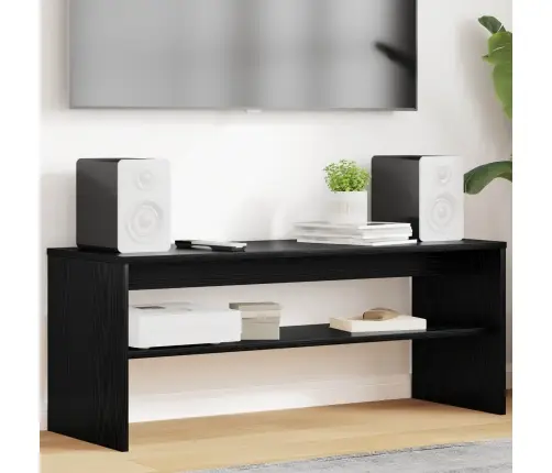 Telerikapp Must Tamm 100 X 35 X 40 Cm Tehispuit