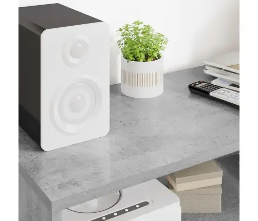 Televizora Skapīša Betona Pelēks 100 X 35 X 40 Cm Vidaxl