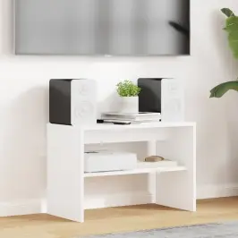 Televizora Skapīša Balts 60 X 30 X 40 Cm Inženierijas Koks Vidaxl