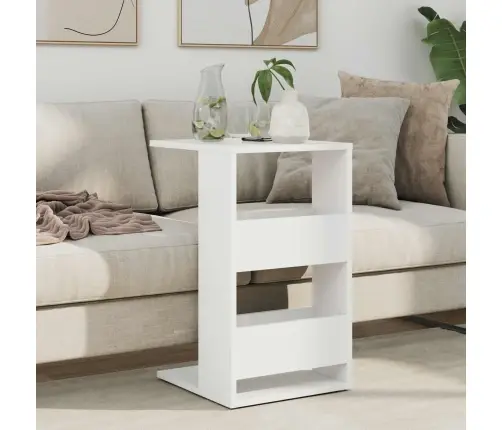 Külglaud Valge 40 X 35 X 60,5 Cm Tehispuit