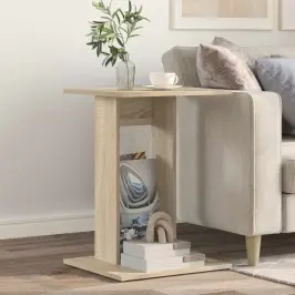 Sānu Galds Sonoma Ozols 45 X 40 X 62,5 Cm Inženierijas Koks Vidaxl