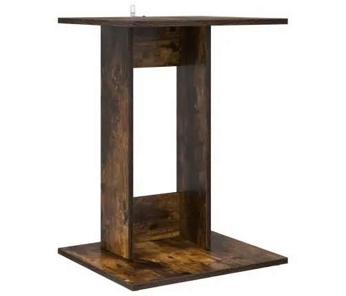 Sānu Galds Dūmaka Ozols 45 X 40 X 62,5 Cm Inženierijas Koks Vidaxl